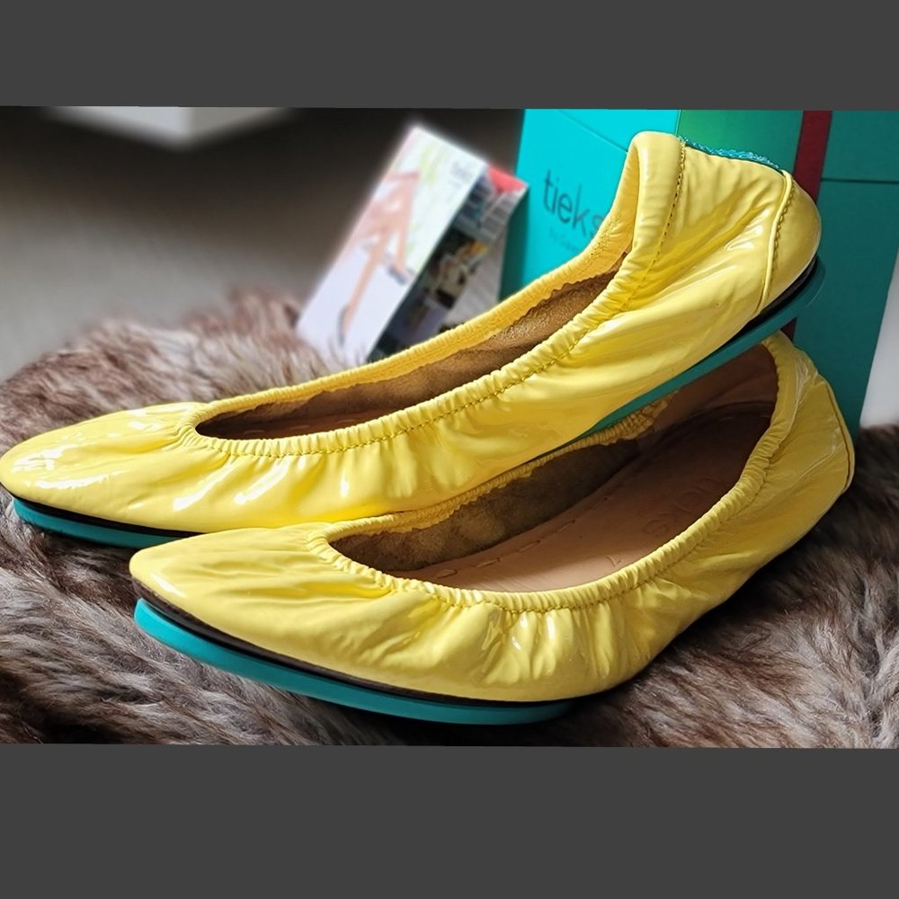 Tieks Lemon Patent size 7 - Picture 4 of 10